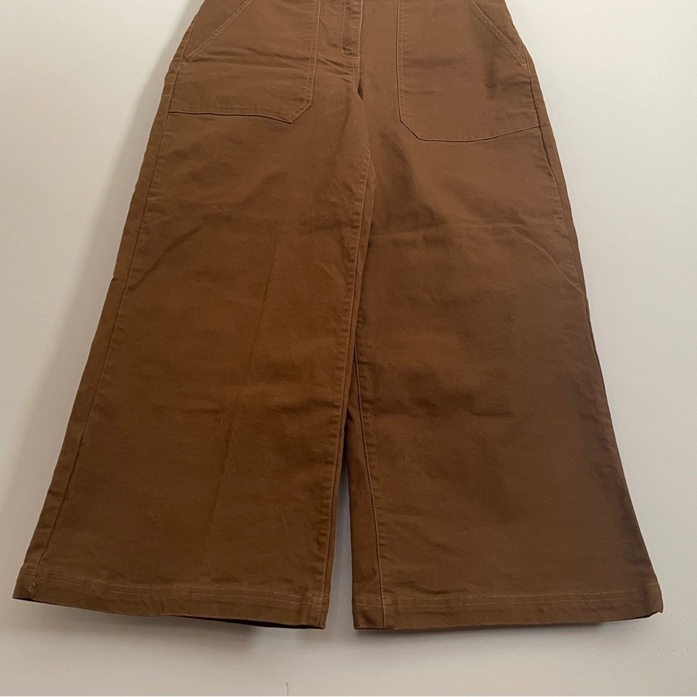 Elegant Wide Leg Tan Pants - Picture 7 of 11
